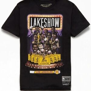 Mitchell & Ness Black Lakeshow Graphic Tee